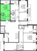 1-комнатная квартира 24,91 м²