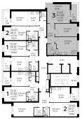3-комнатная квартира 60,6 м²