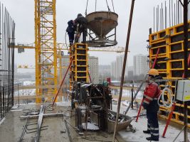 Монолитные работы, монтаж коммуникаций