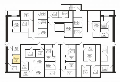 Кладовки, 3.3 м²