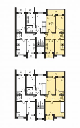Многокомнатная, квартира, 134.3 м²