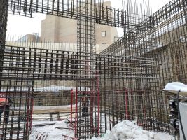 Разработка котлована, работы в подземной части здания