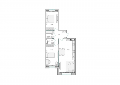 2-комнатная квартира 73 м²