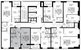 1-комнатная квартира 37,7 м²