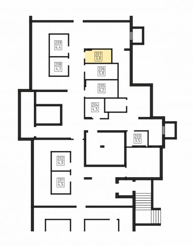 Кладовки, 3.8 м²
