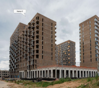 2-комнатная, квартира, 33.2 м²