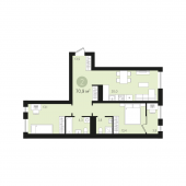 2-комнатная квартира 70,9 м²