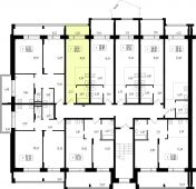 1-комнатная квартира 31,35 м²