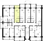 1-комнатная квартира 31,35 м²