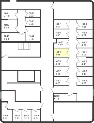Кладовки, 3.96 м²