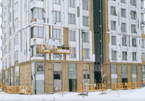 Фасадные работы, монтаж коммуникаций