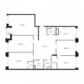 1-комнатная квартира 193 м²