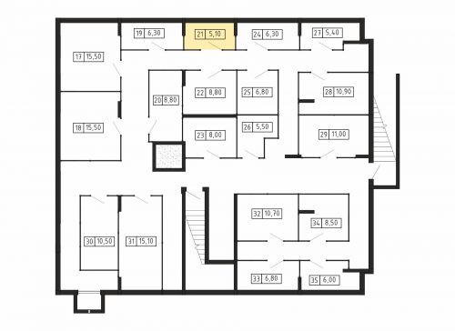 Кладовки, 5.1 м²