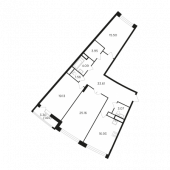 3-комнатная квартира 120,7 м²