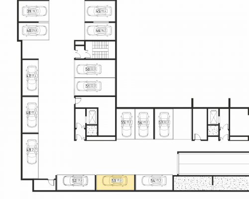 Машиноместа, 17.8 м²