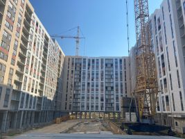 Корпуса 1-4: фасадные работы, благоустройство территории