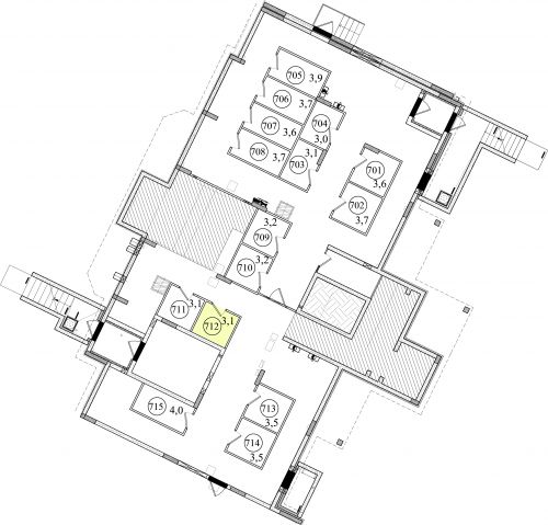 Кладовки, 3.1 м²
