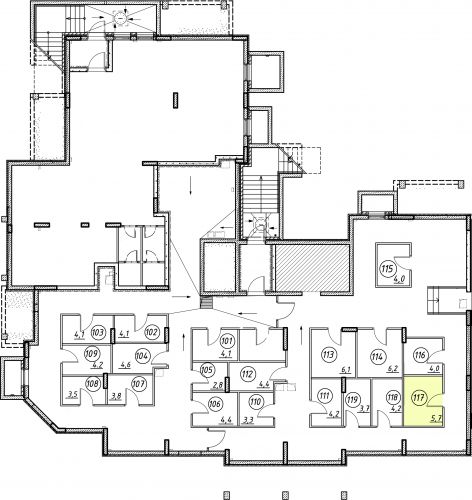 Кладовки, 5.7 м²