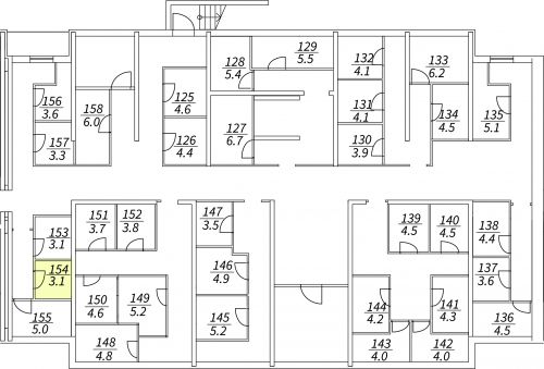 Кладовки, 3.1 м²