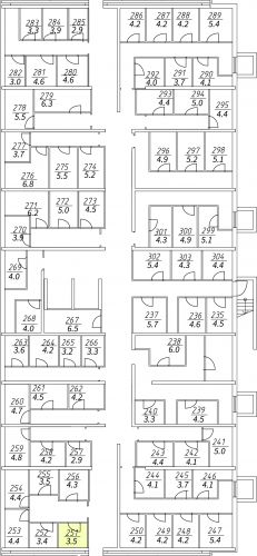 Кладовки, 3.5 м²