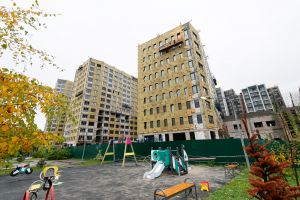 Фасадные работы, монтаж коммуникаций