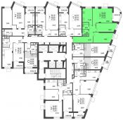 3-комнатная квартира 85,17 м²