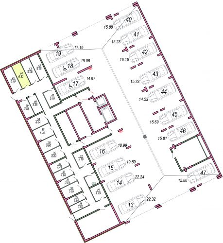 Кладовки, 6.4 м²