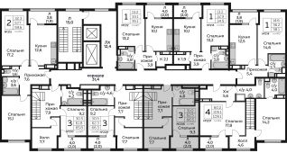 3-комнатная квартира 66,5 м²