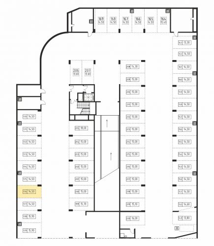 Машиноместа, 14.5 м²