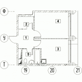 1-комнатная квартира 35,04 м²
