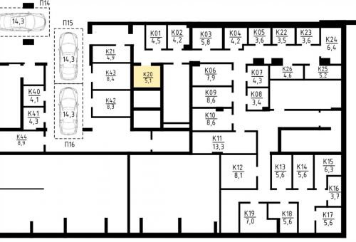 Кладовки, 5.1 м²