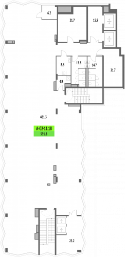 Студия, 612.1 м²