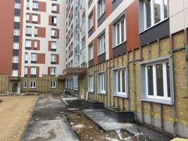 Корпус 25: фасадные работы
