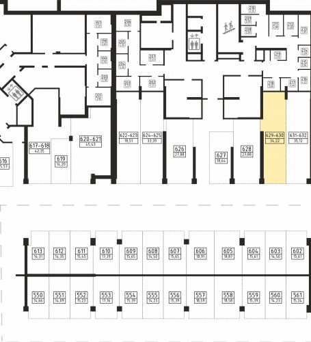 Машиноместа, 16.56 м²