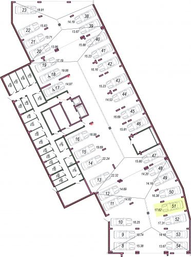 Машиноместа, 17.6 м²