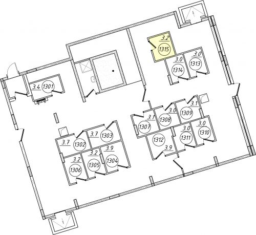 Кладовки, 3.2 м²