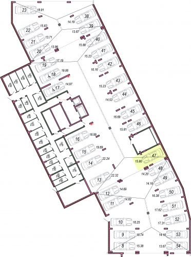 Машиноместа, 15.8 м²