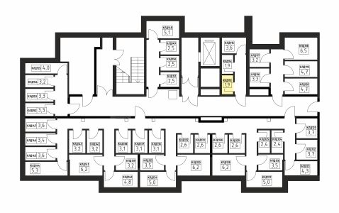 Кладовки, 1.9 м²