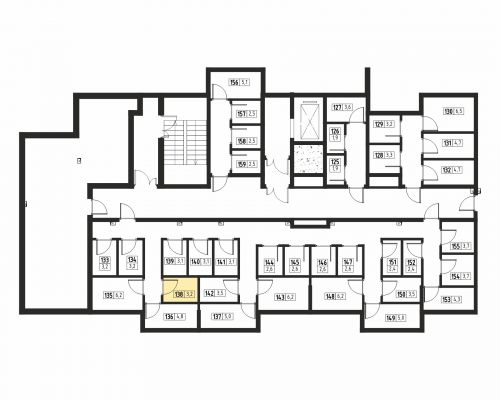 Кладовки, 3.1 м²