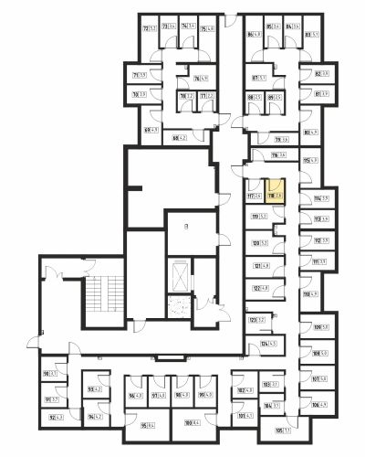 Кладовки, 2.6 м²