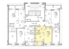 1-комнатная квартира 37,5 м²