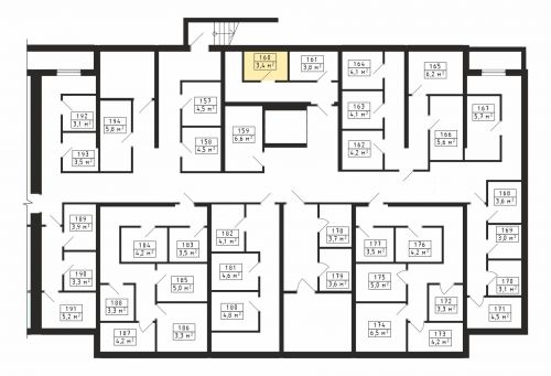 Кладовки, 3.4 м²