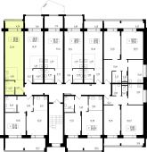 1-комнатная квартира 38,52 м²