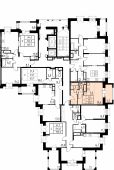 1-комнатная квартира 33 м²