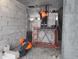 Монолитные работы, монтаж коммуникаций