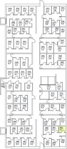 Кладовки, 3.1 м²