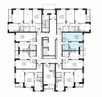 1-комнатная, квартира, 38.5 м²