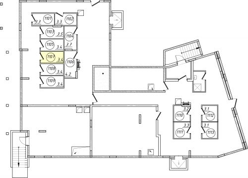 Кладовки, 3.4 м²
