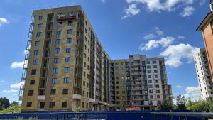 Корпус 8: Фасадные работы, благоустройство