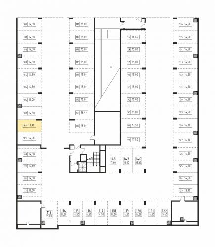 Машиноместа, 13.9 м²